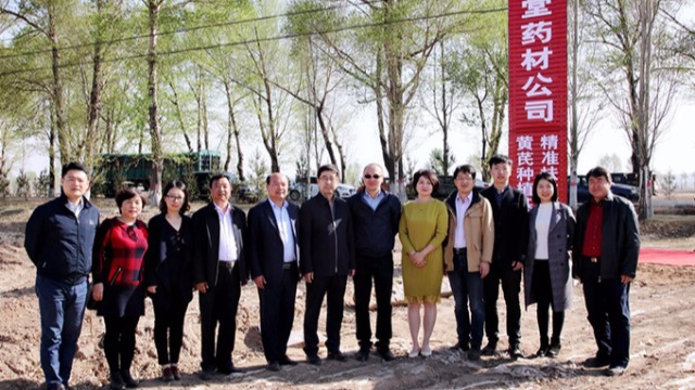 北京盛世龍精準扶貧，共建黃芪種植基地